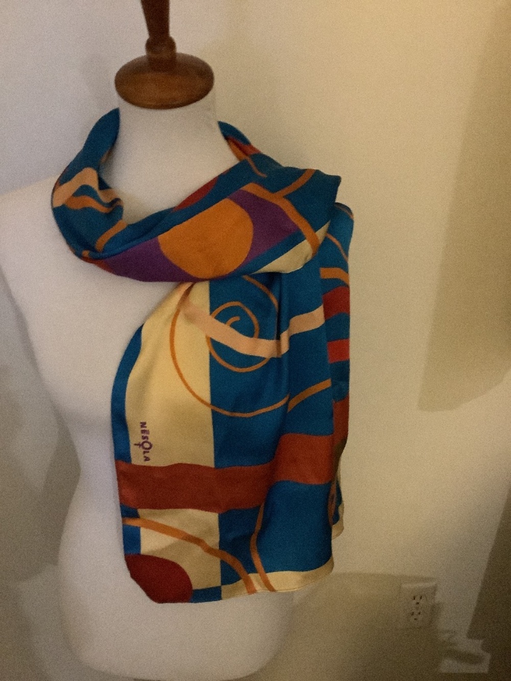 NESOLA Designer Silk Scarf